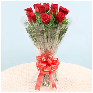 Classy Red Roses Bouquet